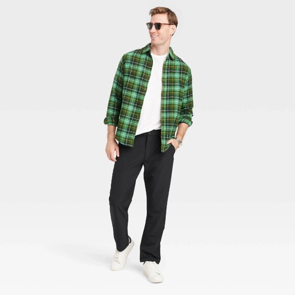 Medium - Mens Relaxed Travel Trousers - Goodfellow Co - Black - Picture 2 of 7